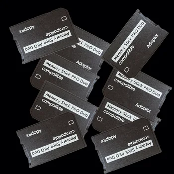 100шт Micro SD SDHC TF Карта с Памет MS Pro Duo PSP Адаптер Високоскоростен Конвертор Карта за устройство за четене на карти, Камера за PSP