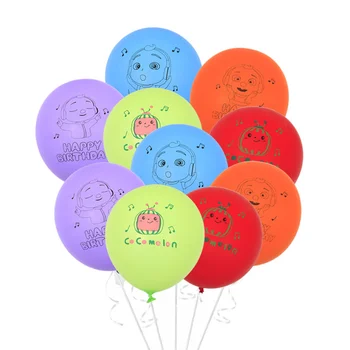 10шт карикатура момче балон детски душ диня тема детски рожден ден украса латексный балон на едро