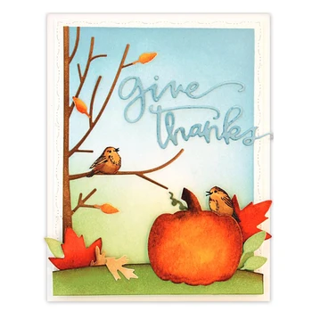 2 Есенни Дървета и Птици, Метални Режещи Удари New2018 Шаблони за DIY Scrapbooking Хартиени Картички Занаят Производство на Бижута