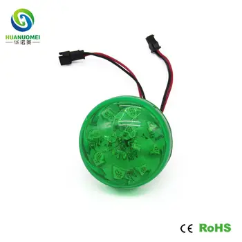 24 водоустойчив зелен одноцветный led лампа с диаметър 60 mm smd 2835 led модул светва лампа лампа модул със Спирала зелена Капачка