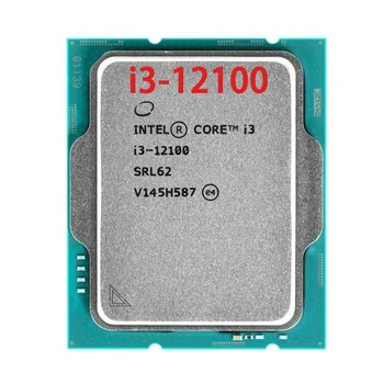 Intel Core i3-12100 i3 12100 3,3 Ghz 4-ядрен 8-стрийминг процесора Процесор Intel 7 L3 = 12 М 60 W LGA 1700