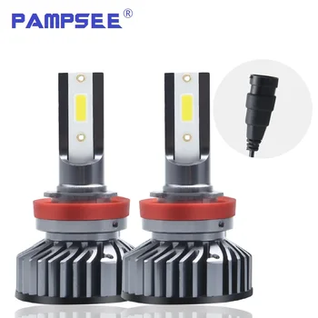 PAMPSEE H11 Led Авто Лампа H8 LED H1 H9 H3, H4, 9005 HB3 9006 HB4 9004 9007 880 72 W 8000ЛМ 12 В 24 В 6500 К Авто Фаровете Противотуманная на Прожекторите
