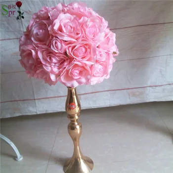 SPR сватбена маса център рози цвете arranegements топка изкуствена флора сватбен фон украса украса