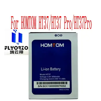 Абсолютно нов батерията е 3000mAh HT37 За мобилен телефон HOMTOM HT37/HT37 Pro/ HT37Pro