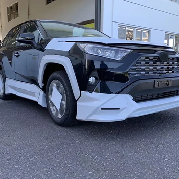 Автомобилни Комплекти на Предната и Задната Броня Бодикит За Toyota rav4 2019 2020 странични комплекти крило светкавица