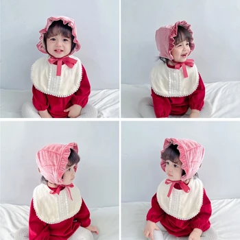 Детски Шапки-Бини в ретро стил за Момичета от 3 до 24 месеца Подпори за Фотосесия на Новородено