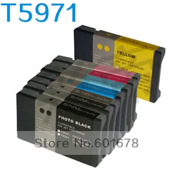За многократна употреба мастило T5971/T5979 (2 компл./лот), Съвместими за принтери Epson 7890/9908/7908/9710/9700/7710/7700/9910/9900/7910/7900