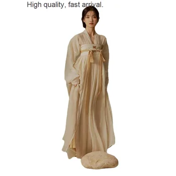 Китайски дамски дрехи, Хан Нов Древен Стил Китайски Стил Системата Тан Рокля До Гърдите Случайни Древния Костюм на Зима