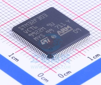 Пакет STM32F303VCT6 LQFP-100 ARM Cortex-M4 72 Mhz Флаш памет: 256K @ x8bit ОПЕРАТИВНА памет: 40 KB MCU (MCU / MPU / SOC)