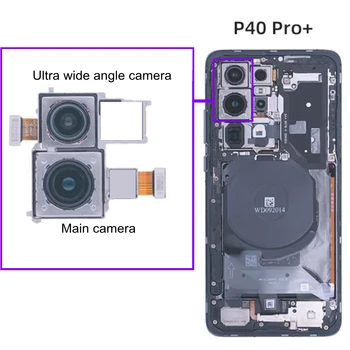 Предната и Задната Камера За Huawei P40 Plus Предна и Задна Сверхширокоугольная Камера Конектор Телеобъективный Модул Гъвкав Кабел Replacem