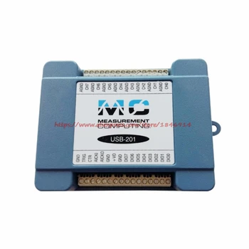 NI/MCC USB201 универсален многофункционален модул за събиране на данни за карта спецификацията за 12 бита на 8 канала с един край