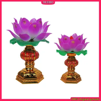 Батерия led цветна лампа във формата на лотос за Буда, лампа за зареждане, лампи, лампа във формата на лотос, Реката лампа, домакински лампа Changming, лампа Буда